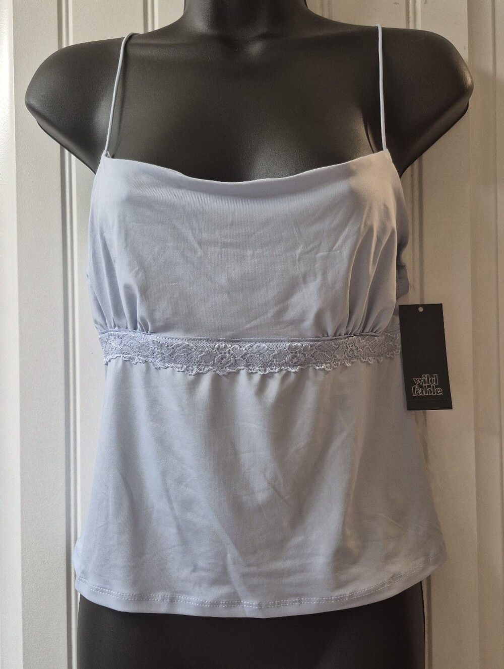 Womens Wild Fable light blue Cowl Neck Tank Size Large New With Tags